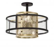 Minka Metropolitan N7814-726 - SOHO - 4 LIGHT PENDANT AND SEMI-FLUSH