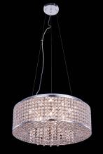Elegant V2914D20C/RC - Amelie 8 light Chrome Pendant Clear Royal Cut Crystal